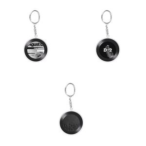 LLavero acrílico personalizado <span class=keywords><strong>Kpop</strong></span> SUGA SOLO álbum CD llavero claro cantante álbum CD impresión música acrílico llavero - Product Image 2