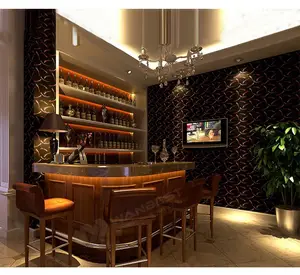 Luxus Acryl Holz Gebogenen Pub Cafe Saft Fast Food Shop Bar Zähler Cocktail Tisch Design