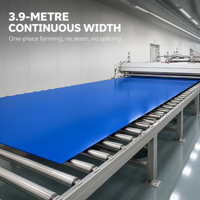 Feuille d'acrylique bleu profond en alliage pour usine de transformation sur mesure, solution de thermoformage, plaque d'acrylique écologique