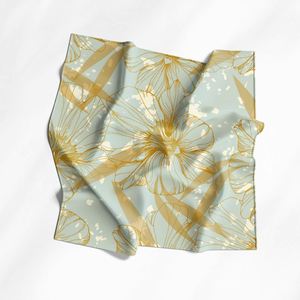 Foulard en Soie 90x90, Bandana Personnalisé en Soie, Foulards en Soie Personnalisés, Styles Tendance pour Influenceurs, Photographes, Modèles - Product Image 1