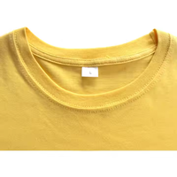 Unisex 100% katoenen gebreide O-hals t-shirt met aangepaste hittetransferdruk logo verkiezing