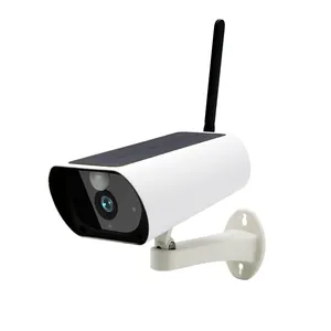 كاميرا أمن خارجية لاسلكية شبكة واي فاي لاسلكية كاميرا طاقة شمسية 4g بطاقة Sim Pir Cctv Ip