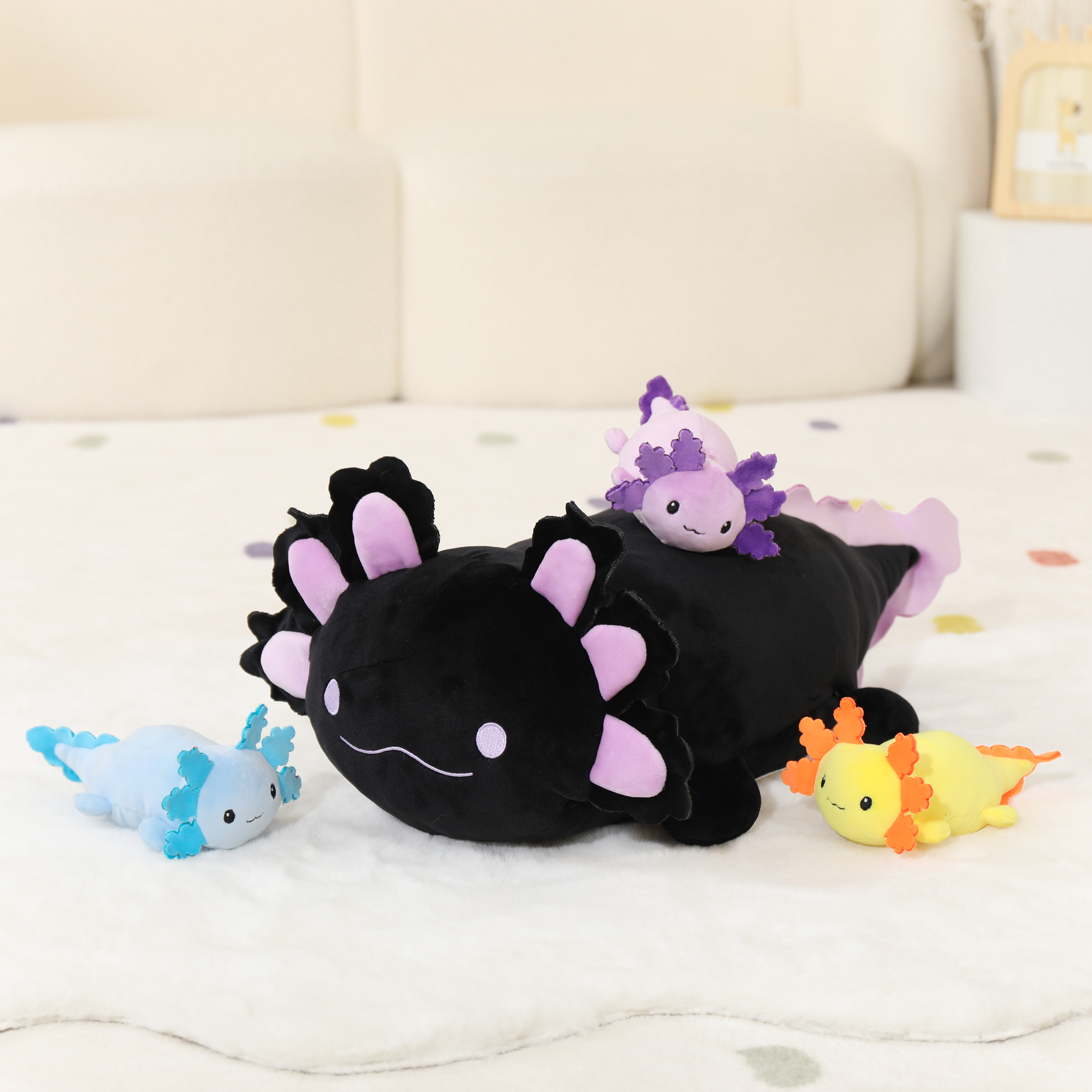 Axolotl noir 4 en 1