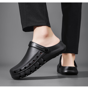 新款上市防滑白色护士厨师鞋医院女男厨房厨师鞋供应商 - Product Image 6