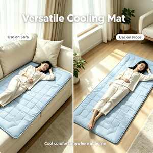 Wholesales Cooling <b>Pad</b> Portable Gel Cooling Mattress <b>Pad</b> Waterproof <b>Bed</b> Sleep Mat Cold Mat Gel for <b>Bed</b> for Relieves Summer Heat - Product Image 5