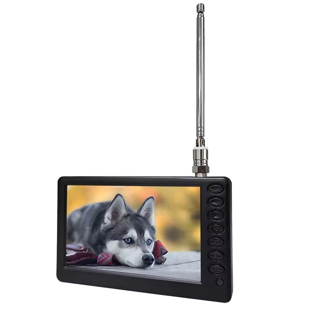 Small Size Portable Digital TV 5 Inch Battery Powered ISDB-T/DVB-T/2 LED With Good Price