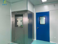 Nouvelle cabine de douche à air purifiée à filtre HEPA en acier inoxydable haute efficacité pour usage en laboratoire médical, pharmaceutique et salle blanche, 1 personne