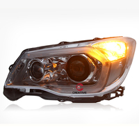 Faro Delantero para Subaru Forester 2013 2014 2015 2016 2017 2018, Faro LED DRL, Lente de Proyector Bi Xenón HID