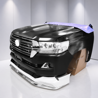 Kit de carrosserie de conversion Facelift avec panneaux de porte pour Toyota Land Cruiser LC200 2008-2015, mise à niveau vers le style SUV 2016-2019