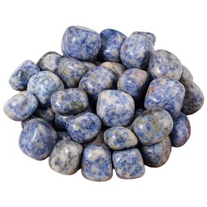 All'ingrosso blu macchia diaspro guarigione pietra di cristallo naturale lucido <span class=keywords><strong>pietre</strong></span> <span class=keywords><strong>per</strong></span> la guarigione, la meditazione, Reiki, <span class=keywords><strong>Chakra</strong></span>, decorazione - Product Image 1
