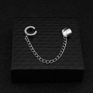 Nouveauté 2026 : Boucles d'oreilles tendance unisexe style hip-hop, design rétro simple et original, plaqué argent, vente en gros de bijoux. - Product Image 4
