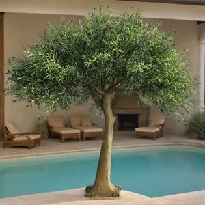 Plantes artificielles, oliviers, décoration de jardin, haute qualité, 3 mètres, grand olivier pour décoration intérieure, pour l'extérieur - Product Image 2
