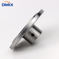 DMIX Haute Précision 130mm 45 #   Bride de montage polie en acier au carbone pour adaptateur de broche à connexion stable pour tour CNC