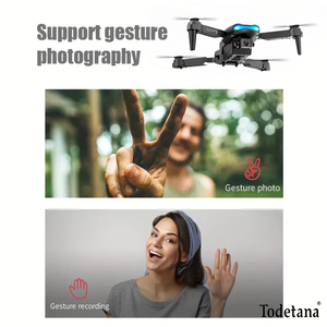 Chúng tôi kho Đen E99 RC Drone với Dual Camera FPV trên không ghi âm một chìa khóa cất cánh/hạ cánh/trở lại wlfl kết nối - Product Image 6