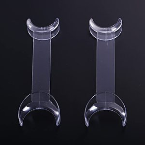 Retractor Bucal Intraoral para Mejillas y Labios, Abridor de Boca de Doble Cabeza en Forma de T, Herramienta Ortodóntica Dental, Retractor Quirúrgico (Pequeño, Transparente) - Product Image 3
