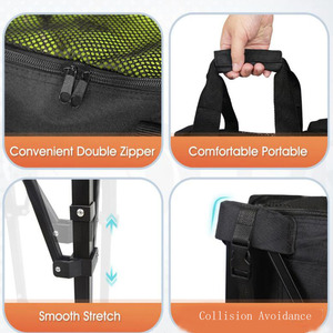 Manufacturer Wholesale <strong>Tennis</strong> Cart <strong>Balls</strong> Storage Bag Foldable Portable <strong>Tennis</strong> <strong>Basket</strong> - Product Image 3