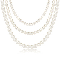 Collier ras du cou tendance en perles d'eau douce naturelles, 3 rangs, laiton plaqué or 18 carats véritable, fermoir, 13-16 pouces, bijoux de mariage pour femme