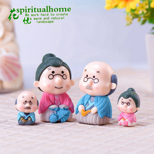 Más vendido: Joyería de micropaisaje de musgo Chunjun, combinación de muñecos grandes de abuelo y Zixiao, decoración de montaje DIY - Product Image 5
