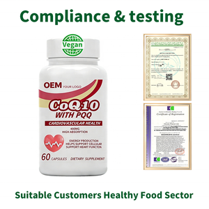 Cápsulas de CoQ10 Veganas al por Mayor OEM, 100% a Base de Plantas, Cumplen con las Normas de la UE, Etiquetado y Empaquetado Personalizados, Suplemento Apto para Veganos - Product Image 5