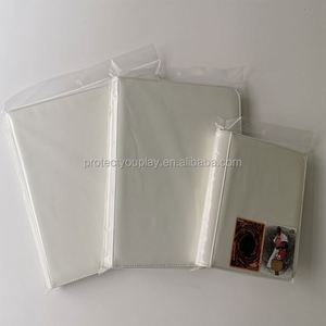 Classeur de cartes à collectionner FX 4 9 12 pochettes en cuir PU de qualité supérieure pour cartes de basket-ball, Yugioh, MTG, TCG - Blanc - Product Image 2