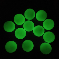 Balles de golf de nuit auto-lumineuses 2 pièces avec poudre phosphorescente lueur dans l'obscurité pour une visibilité maximale Nouvelle édition
