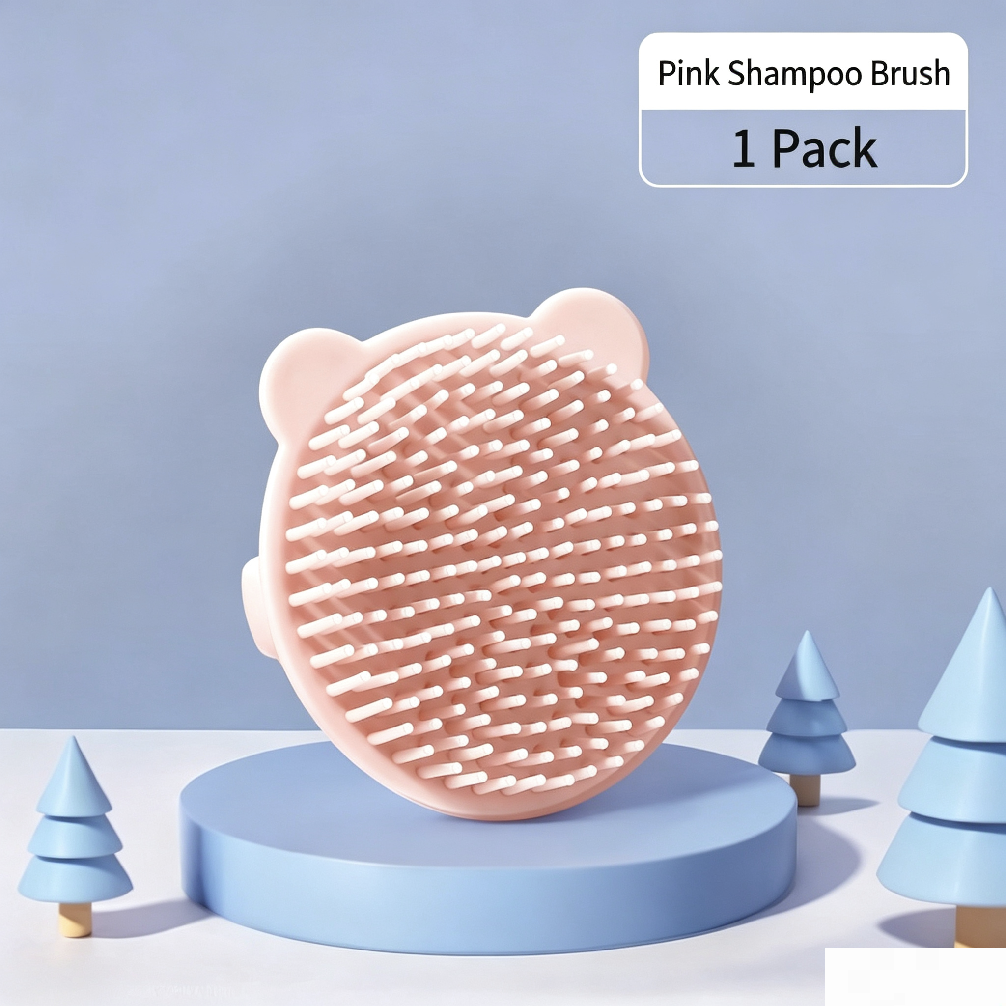 Brosse de douche - rose