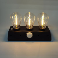 Lampe Solaire de Jardin en Plastique à Détection de Mouvement, Étanche, pour Cour et Villa, Fourniture en Gros, Service de Conception Fourni