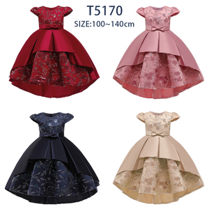 MQATZ <span class=keywords><strong>Vestido</strong></span> <span class=keywords><strong>de</strong></span> Verano <span class=keywords><strong>para</strong></span> Niñas <span class=keywords><strong>de</strong></span> 5 Años Estilo Princesa <span class=keywords><strong>para</strong></span> <span class=keywords><strong>Fiesta</strong></span> en Satén Rosa Durazno T5170 2024 - Product Image 5