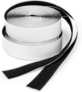 Self-<b>Adhesive</b> Nylon <b>Hook</b> and Loop Fastener Strip Strong Sticky Self-Locking Type - Product Image 3
