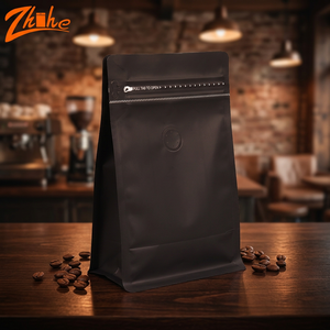 En Stock: 50 Bolsas de Café de 125g, 250g, 500g y 1000g con Válvula, Bolsas Ecológicas de Fondo Plano, Resistentes a la Humedad y de Alta Calidad - Product Image 3