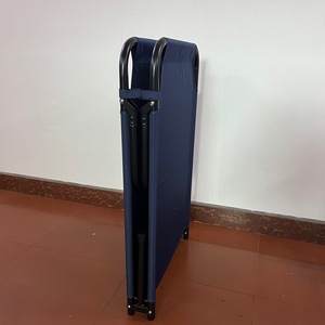 Aifei Medical <b>Folding</b> <b>Bed</b> 18057030 Dark Blue Bi Fold <b>Camp</b> <b>Bed</b> For Office Hospital Use - Product Image 5