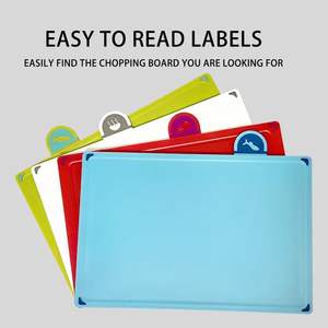 Planche à découper 4-en-1 multifonctionnelle pour la maison, ensemble d'ustensiles de cuisine en plastique personnalisé avec support de rangement - Product Image 6