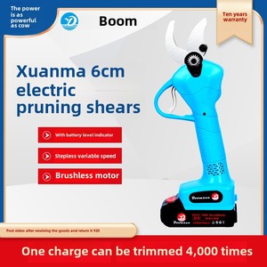 Ciseaux <span class=keywords><strong>électrique</strong></span>s rechargeables pour arbres fruitiers Ciseaux de jardinage alimentés par batterie au lithium - Product Image 2