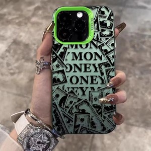 Funda para Teléfono con Diseño de Billete de Dólar Negro para <span class=keywords><strong>iPhone</strong></span> 16 15 14 13 12 11 Pro Max X <span class=keywords><strong>XR</strong></span> XS 7 8 Plus Mini SE 2020 2022 - Product Image 2