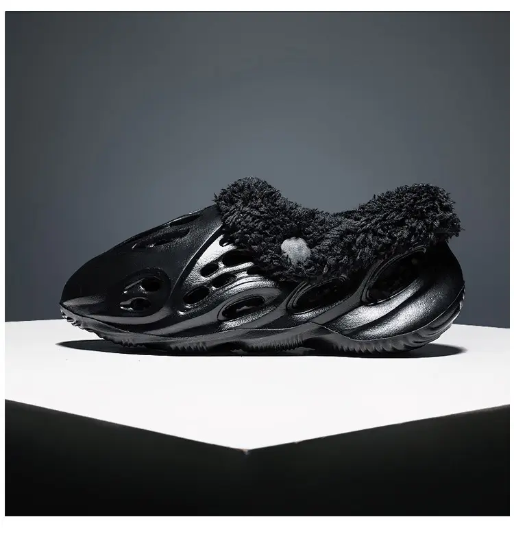 Оптовая продажа, утолщенная зимняя теплая Повседневная обувь для дома, дышащие тапочки Eva для взрослых