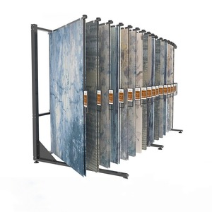 Hiện đại miễn phí đứng kim loại vải thảm thảm Rack hiển thị khu vực rộng lớn treo thiết kế có thể gập lại nhà máy nóng bán cho cửa hàng sử dụng - Product Image 1