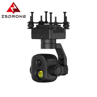 Caméra à cardan ZSDRONE 4K, construction métallique, télécommande sans fil, suivi du visage, module vidéo stabilisé, zoom optique 30x, 540°