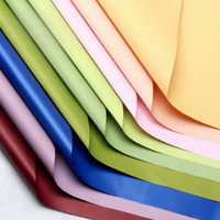 Papier de couleur unie épaissi 7,5 microns, style coréen, pour fleuriste, matériaux floraux pour boutique de fleurs Ouya