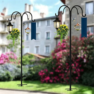 Support de poteau d'alimentation pour oiseaux réglable et robuste avec base à 5 branches, idéal pour l'extérieur - Product Image 5