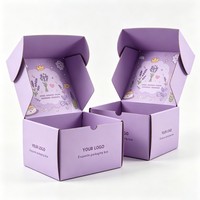Boîte d'emballage personnalisée pour cadeaux, artisanat, jouets, chapeaux, écharpes, chaussettes, expédition, recyclable, vente en gros, boîte en papier biodégradable