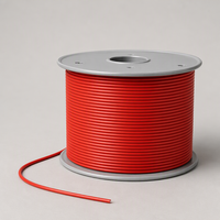 Fil de construction ZC-BV monoconducteur isolé PVC ignifuge 450/750V 1,5 2,5 4 6 10 16 25mm² Bobine de 100m
