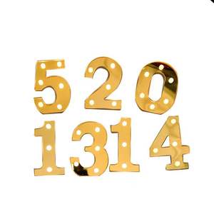 Lettere Luminose LED Decorative in Plastica, Piccole e Grandi, Insegne Luminose a Forma di Lettere per Matrimoni, Compleanni, Lampade Alfabeto - Product Image 1