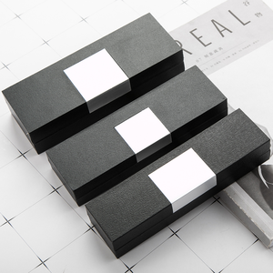 新しい金属アルミニウムシートはレーザーロゴペンボックス包装高級金属ビジネスギフトボックスシングル空箱ペン用 - Product Image 1