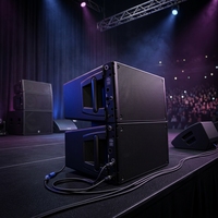 HDL 20A Dual 10 Inch Pro Sound Active Two-way Line Array Speaker Système audio professionnel amplifié pour enceintes d'extérieur