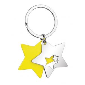 พวงกุญแจรูปดาวสองแผ่น - Product Image 1