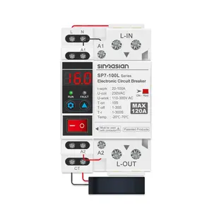 NEW PATENT PRODUCT 100A ECB protector adjustable electronic circuit breaker with overload protection