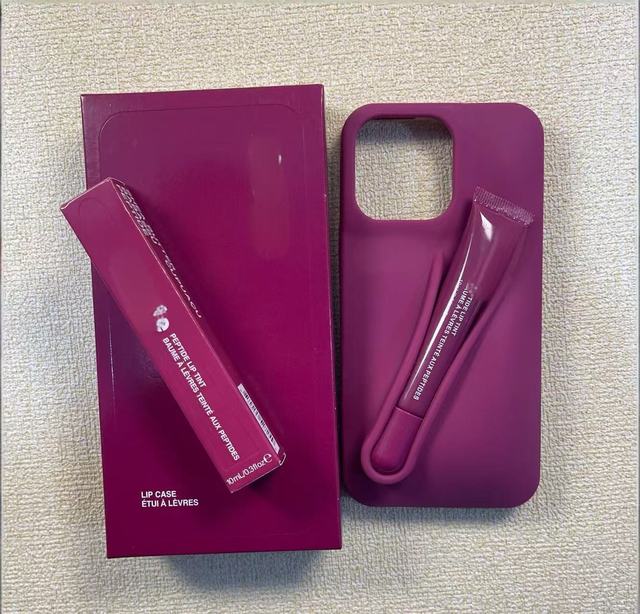 For iPhone 11 12 13 14 15 16  Silky Smooth Lip Phone Case Luxury s Accessory Makeup-friendly Convenient Mobile Accessory