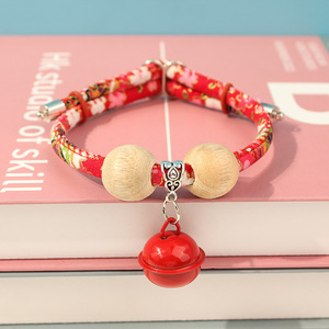 <span class=keywords><strong>Collar</strong></span> de Algodón con Campana para Mascotas, <span class=keywords><strong>Collar</strong></span> Antiparasitario para Perros, <span class=keywords><strong>Collar</strong></span> Antipulgas y Antipiojos para Gatos, <span class=keywords><strong>Collar</strong></span> para Gatitos, Estilo Japonés y Coreano, Verano - Product Image 4