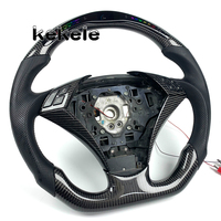 Volant en fibre de carbone pour BMW Série 5 E60, vente en gros d'usine, personnalisable, compatible avec E46 E60 E39 E92 M3 F10 G20 F20 F30