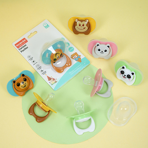 Vente en gros de sucettes apaisantes OEM cartoon en silicone sans bisphénol A <span class=keywords><strong>avec</strong></span> housses anti-poussière - Product Image 1